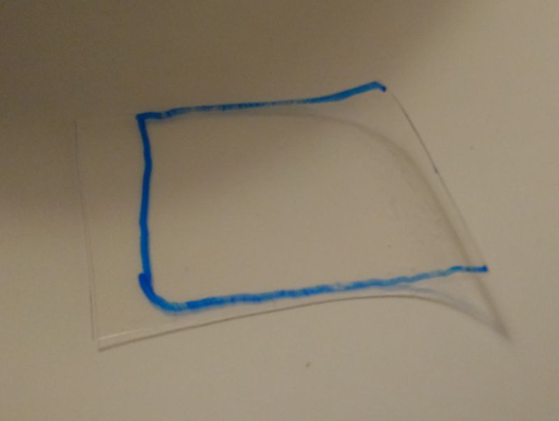 254 Scheibe von innen angezeichnet zum Einpassen (254)