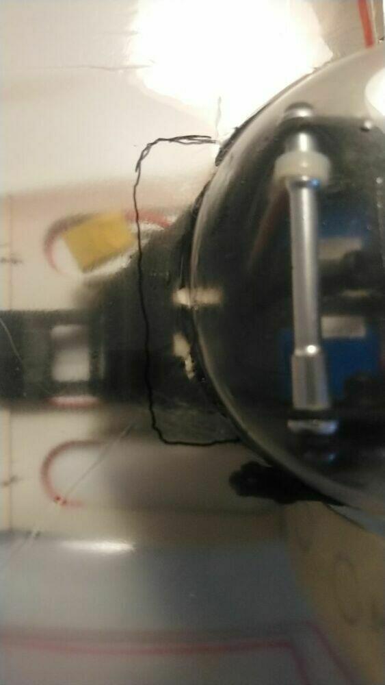 32 grob anzeichnen und probieren - mit Fräser - immer wieder Kontrolle auch wegn der Gestänge (33)