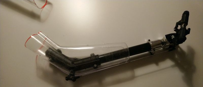 65 Probe-Ankleiden - hier wird klar - Umlenkung so nicht möglich - also Bowdenzug (62)