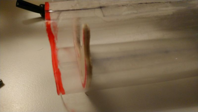 76 der zusätzliche Spant hinten - grob eingeführt - noch lose (76)