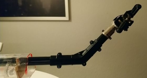 87 Heckrohr und Rotoraufnahme angepass - eingepasst - Welle fehlt noch (87)