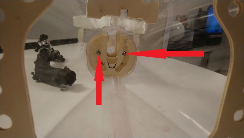 95 die inneren Löcher der Führungsschrauben auf 8mm erweitert...(95)