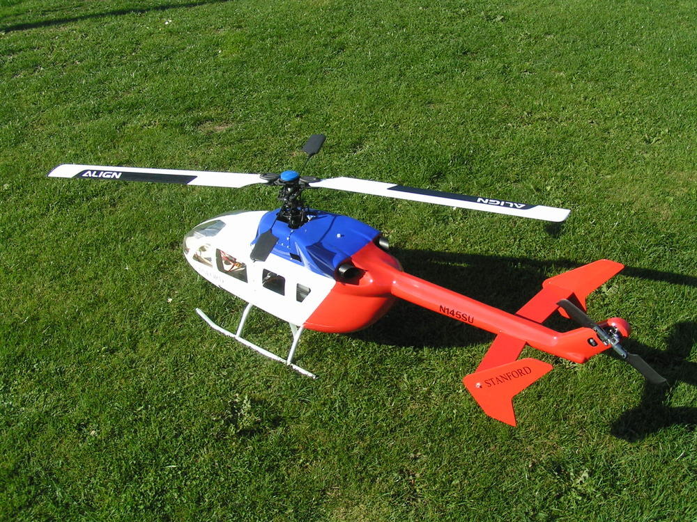 600er Rumpf BK117 mit einem Ornith Verbrenner  von Robbe