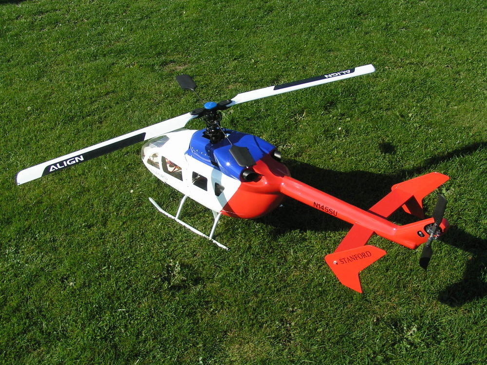 600er Rumpf BK117 mit einem Ornith Verbrenner  von Robbe