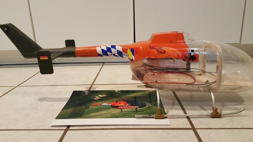 BO 105 Teillackiert 1