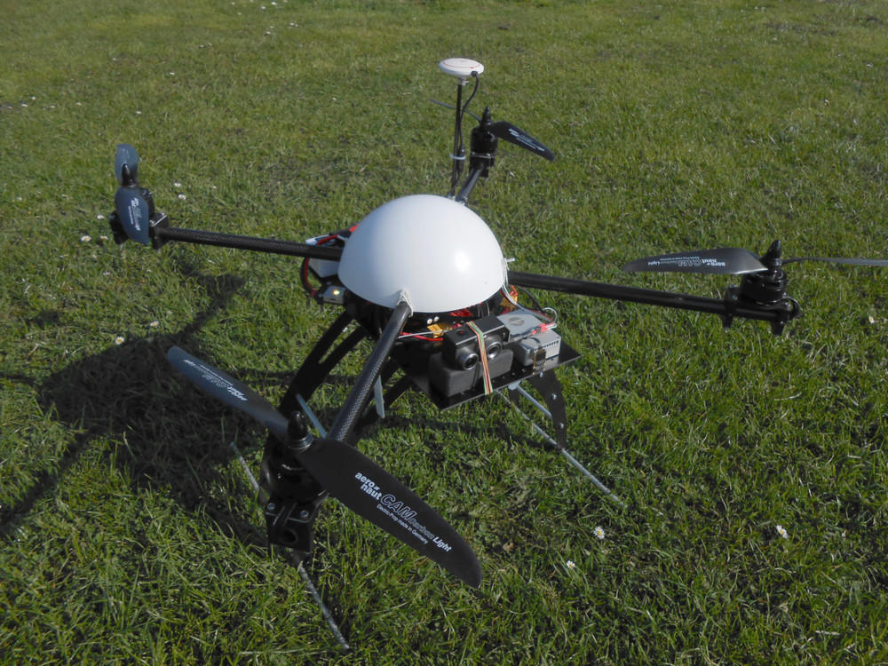 Testkopter mit Flir Duo