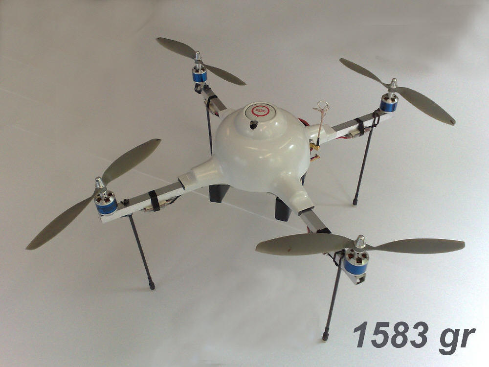 Flugfertig mit 2x3S3000mA und FPV-Sender