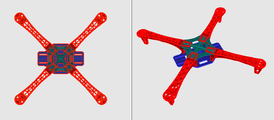 DJI-F450-FlameWheel-Rahmen 2