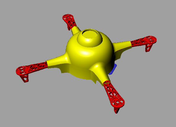 Haube DJI flame wheel 450 1