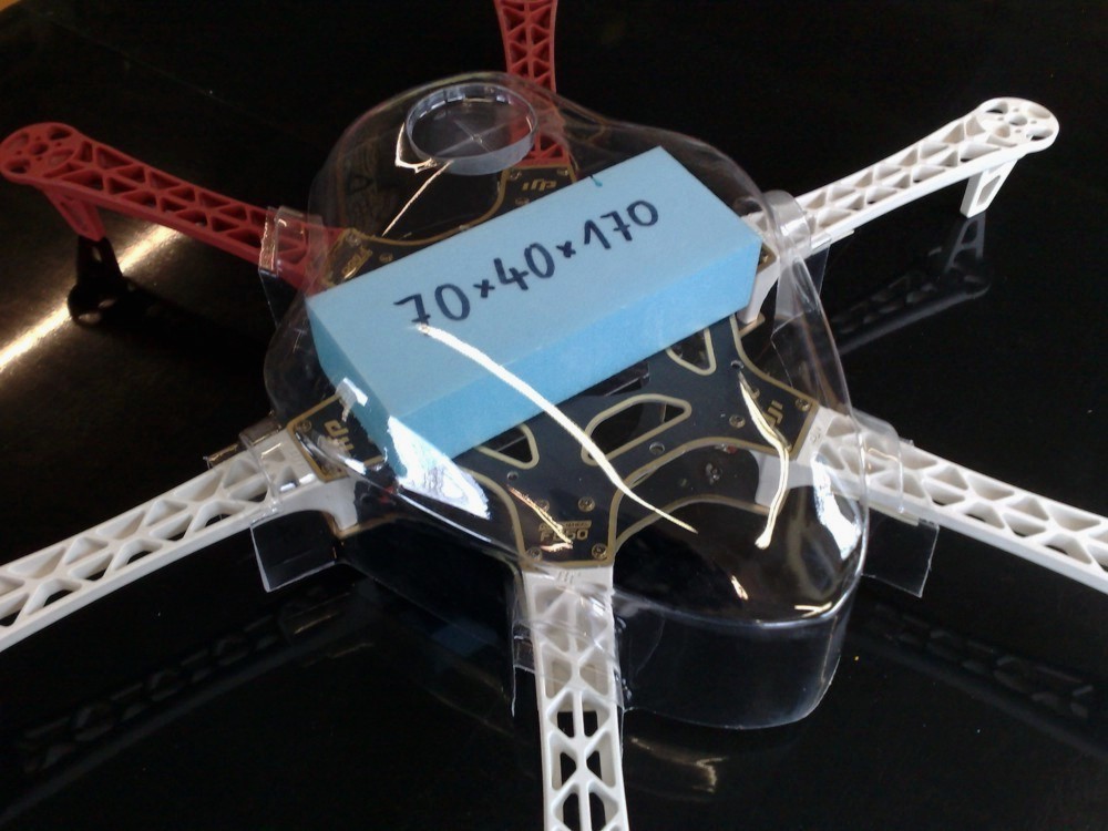 Multicopter Haube DJI Arrow GPS 012