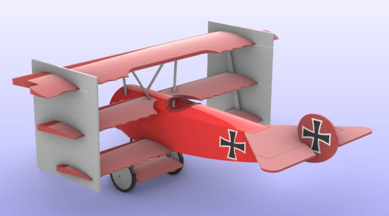 Depron Schablonen zur Flügelmontage