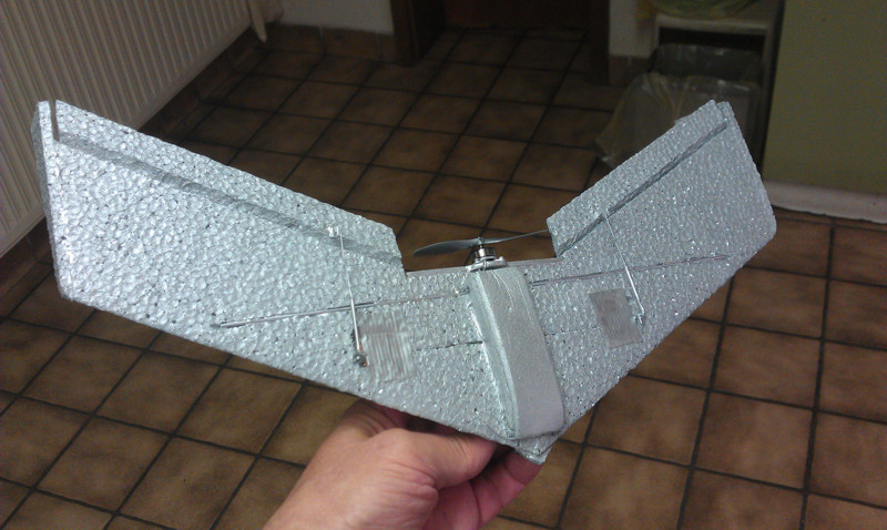 Schwerpunkt für erste Gleitwürfe: 60mm von der Spitze