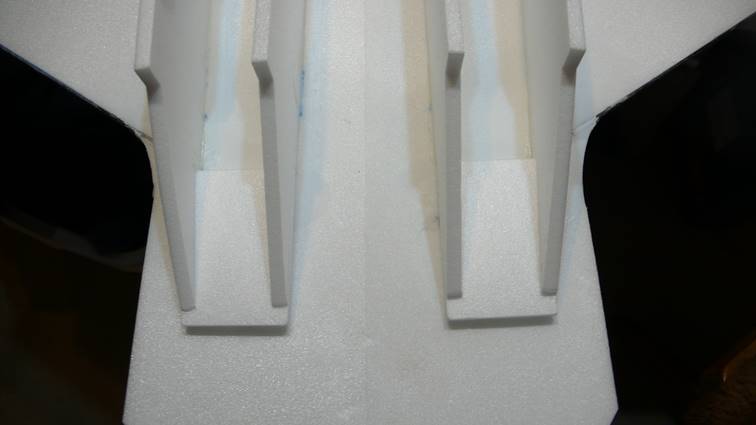 Verschließen der Luftführungen mit Deckplatte