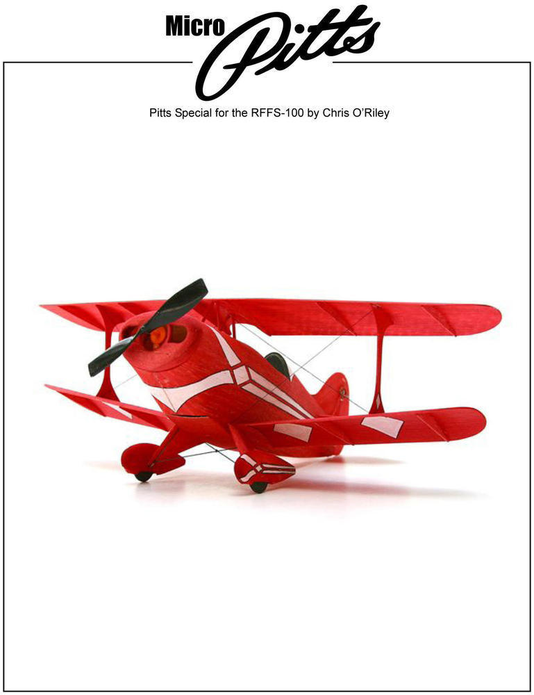 Diese Micro-Pitts aus Depron ist entstanden mit Anregungen aus dem Plan von Chris O'Riley