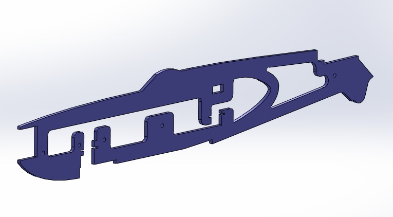 Alle Rumpfteile mit leucht verdünntem Weißleim, z.B. Ponal Express 5min, verkleben.