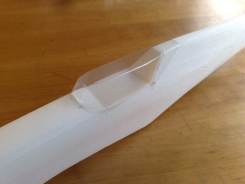 Wieder mit 3mm Depron verschlossen