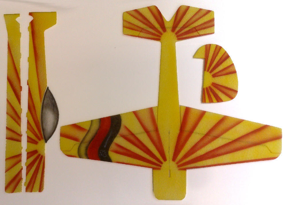 Teile verkleben mit Uhu Por oder mit Sekundenkleber + Aktivator