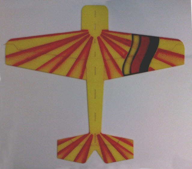 alle waagerechten Teile zusammenkleben