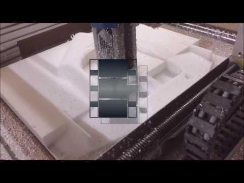 Video: Fräsen Heloidmodell EPP
