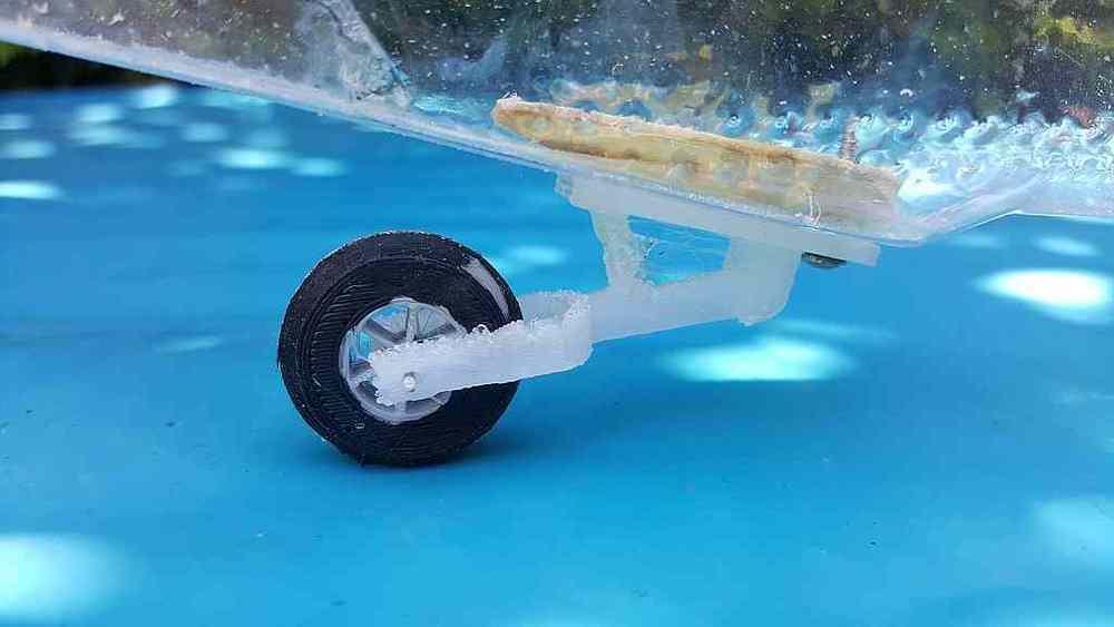 12 UH60 3D Druck Heckfahrwerk