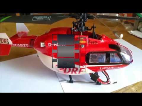 Umbau FX078 zu Rettungsheli Christoph 46 mit Rumpf BK117