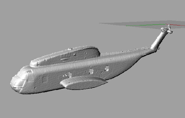 Laser-Scan konvertiert