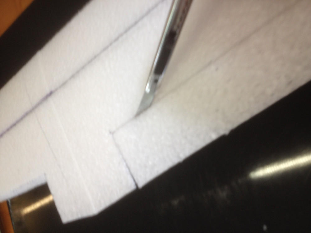 Querruder austrennen